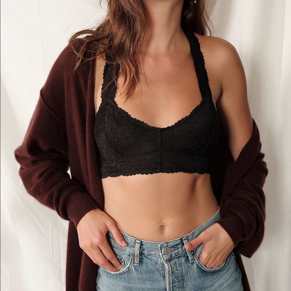Free People Galloon Lace Racerback Bralette